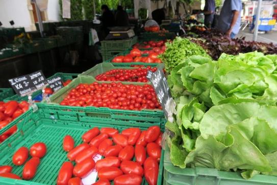 Bild Gemüse Wochenmarkt